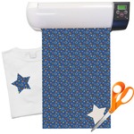 Blue Western Heat Transfer Vinyl Sheet (12"x18")