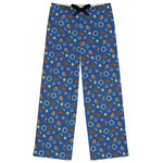 Blue Western Womens Pajama Pants - L