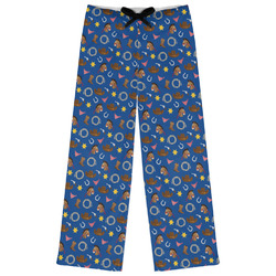 Blue Western Womens Pajama Pants - M