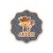 Blue Western Wooden Sticker - Main