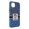 Blue Western iPhone 14 Plus Tough Case - Angle