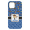 Blue Western iPhone 15 Plus Tough Case - Back