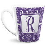 Initial Damask 12 Oz Latte Mug