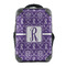 Initial Damask 15" Backpack - FRONT