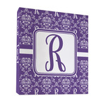 Initial Damask 3 Ring Binder - Full Wrap - 1"