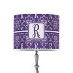 Initial Damask 8" Drum Lamp Shade - Poly-film