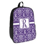 Initial Damask Kids Backpack (Personalized)