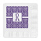 Initial Damask Embossed Decorative Napkins