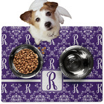 Initial Damask Dog Food Mat - Medium