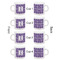 Initial Damask Espresso Cup Set of 4 - Apvl