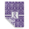 Initial Damask Garden Flags - Large - Double Sided - FRONT FOLDED