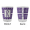 Initial Damask Glass Shot Glass - Standard - APPROVAL