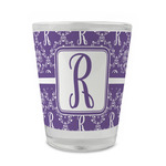 Initial Damask Glass Shot Glass - 1.5 oz - Single