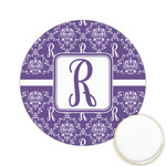 Initial Damask Printed Cookie Topper - 2.15"