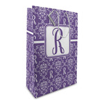 Initial Damask Large Gift Bag