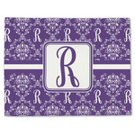 Initial Damask Single-Sided Linen Placemat - Single