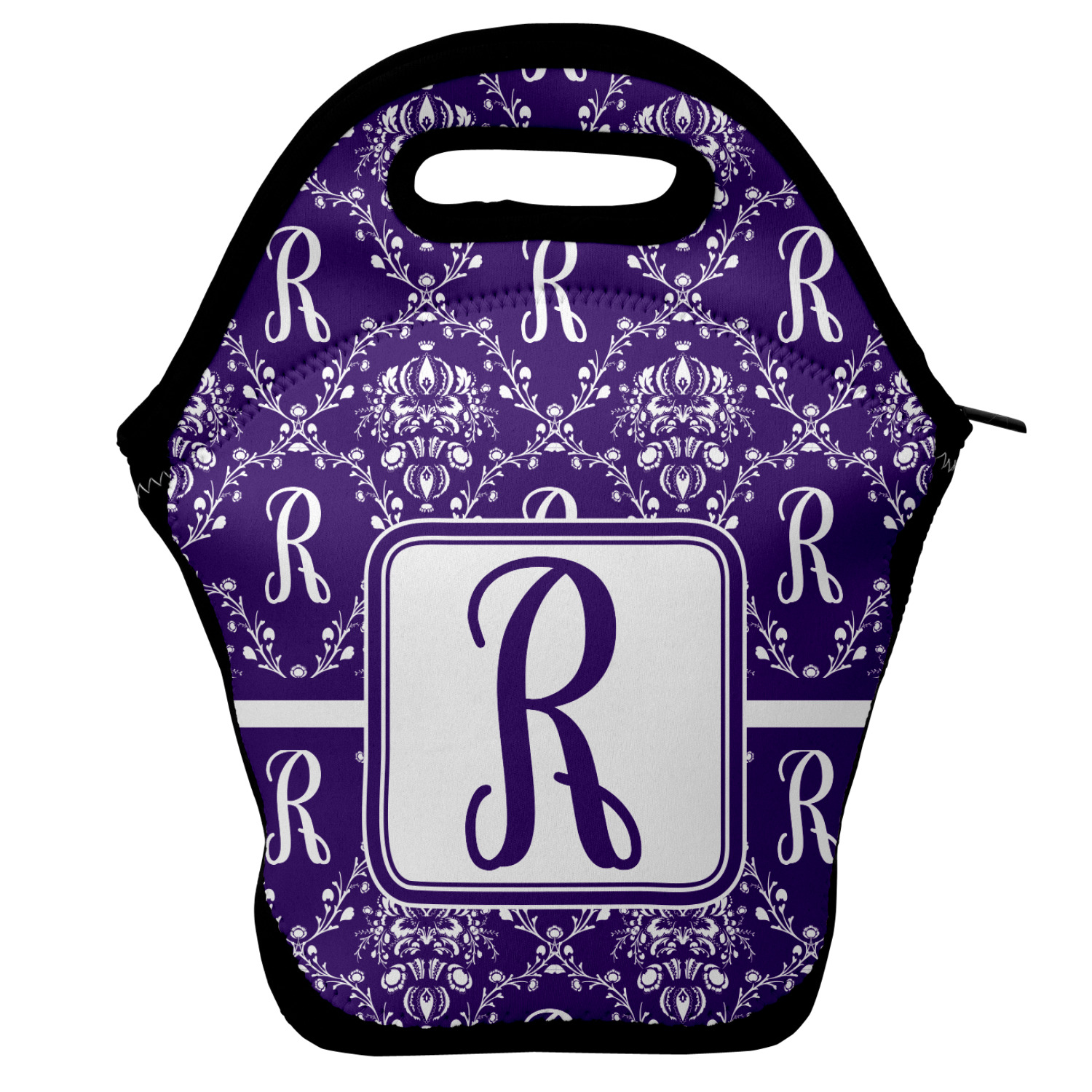 lunch bag with initial