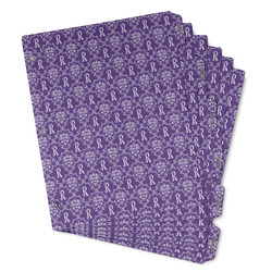 Initial Damask Binder Tab Divider - Set of 6