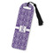 Initial Damask Plastic Bookmarks - Front