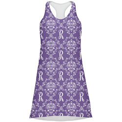 Initial Damask Racerback Dress - Small (Personalized)