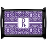 Initial Damask Wooden Tray