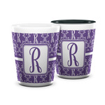 Initial Damask Ceramic Shot Glass - 1.5 oz