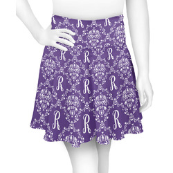 Initial Damask Skater Skirt - Small (Personalized)