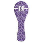 Initial Damask Ceramic Spoon Rest