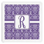 Initial Damask Paper Dinner Napkins