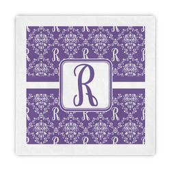 Initial Damask Decorative Paper Napkins