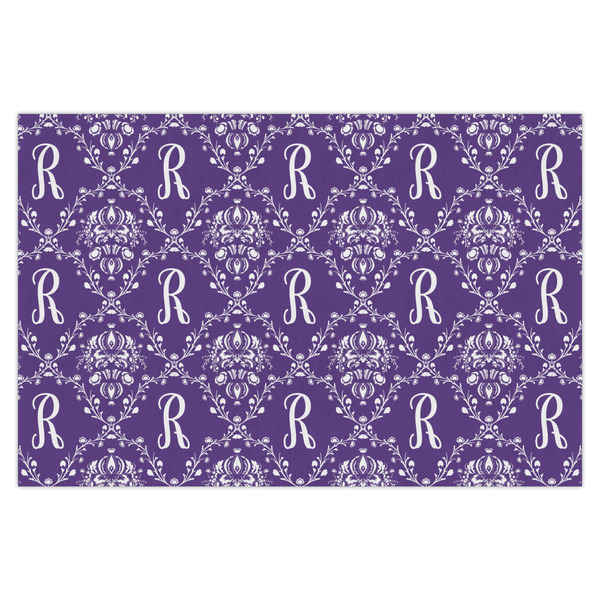 Custom Initial Damask X-Large Tissue Papers Sheets - Heavyweight