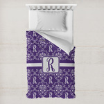 Initial Damask Toddler Duvet Cover