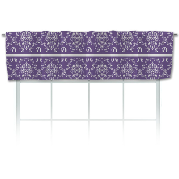 Custom Initial Damask Valance (Personalized)