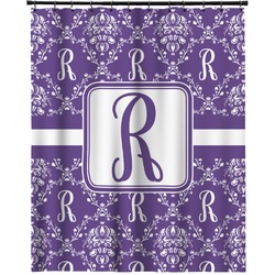 Initial Damask Extra Long Shower Curtain - 70"x84" (Personalized)