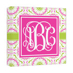 Pink & Green Suzani Canvas Print - 12x12 (Personalized)