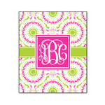 Pink & Green Suzani Wood Print - 20x24 (Personalized)