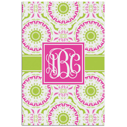 Pink & Green Suzani Poster - Matte - 24x36 (Personalized)