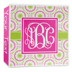 Pink & Green Suzani 3-Ring Binder - 2 inch (Personalized)