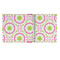 Pink & Green Suzani 3 Ring Binders - Full Wrap - 1" - OPEN INSIDE