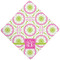 Pink & Green Suzani Bandana - Full View