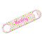 Pink & Green Suzani Bar Bottle Opener - White - Front