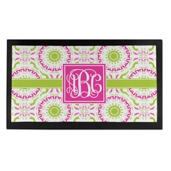 Pink & Green Suzani Bar Mat - Small (Personalized)