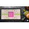 Pink & Green Suzani Bar Mat - Small - LIFESTYLE