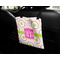 Pink & Green Suzani Car Bag - In Use