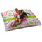 Pink & Green Suzani Dog Bed - Small LIFESTYLE