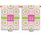 Pink & Green Suzani Garden Flags - Large - Double Sided - APPROVAL