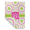 Pink & Green Suzani Garden Flags - Large - Double Sided - FRONT FOLDED