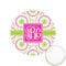 Pink & Green Suzani Icing Circle - XSmall - Front