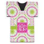 Pink & Green Suzani Jersey Bottle Cooler (Personalized)