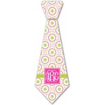 Pink & Green Suzani Iron On Tie (Personalized)